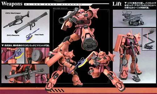 GUNDAM - Model Kit - Master Grade - MS-06S Char's Zaky Ver. 2.0 - 18CM